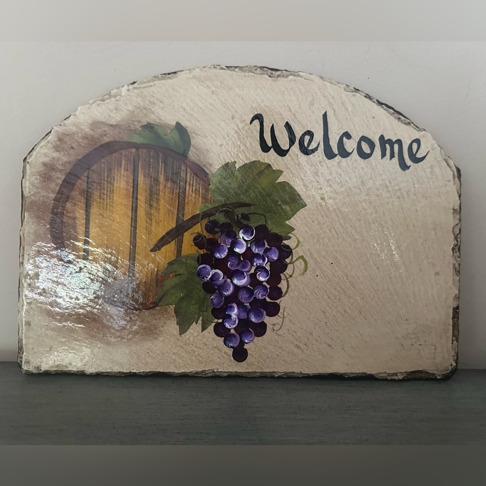 Decorative Slate Welcome Sign